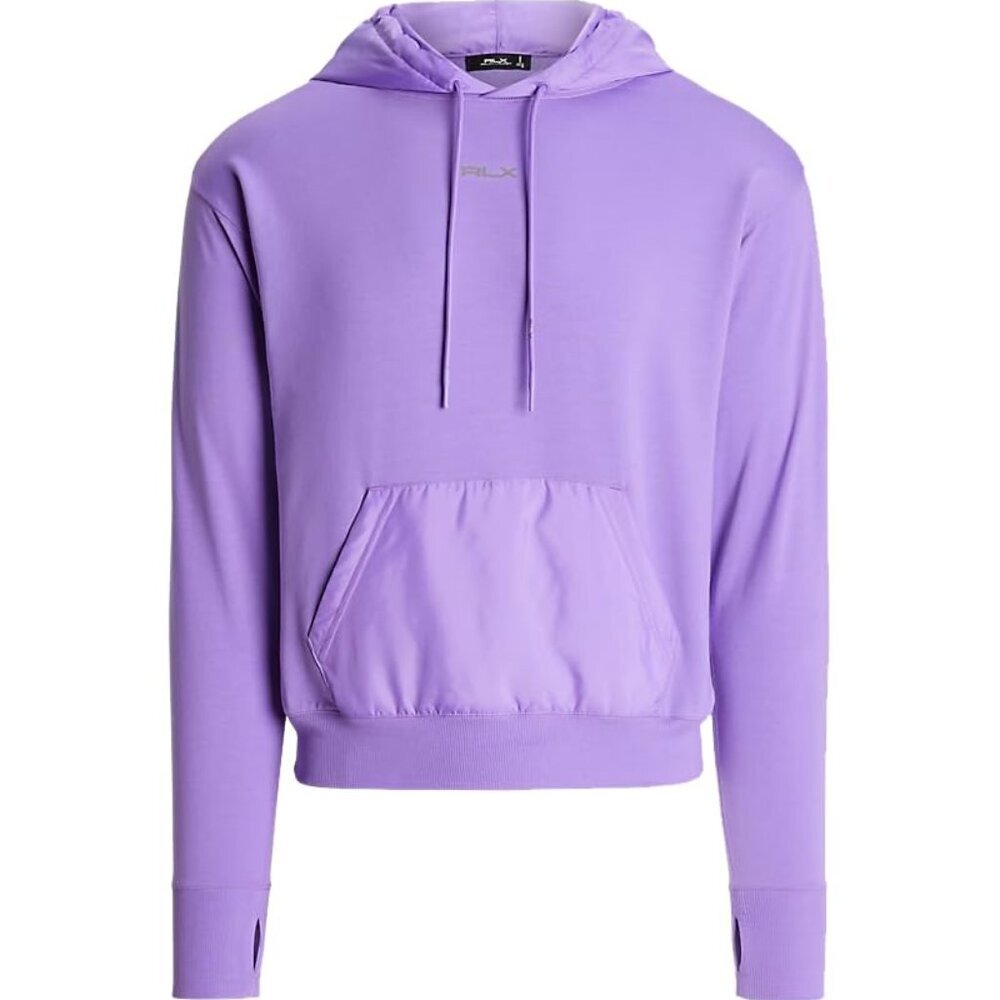 NWT RLX Ralph Lauren Women's Cloud Fleece Soft Hoodie Lilac.